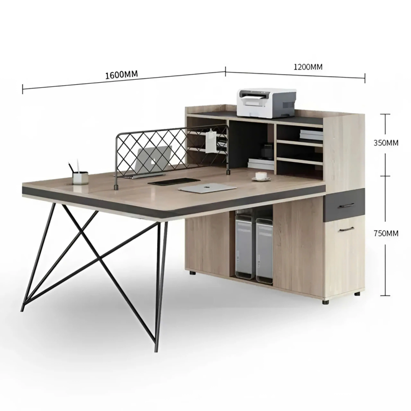 Cụm Bàn Làm Việc 2 Người Tối Ưu Không Gian - BC62 