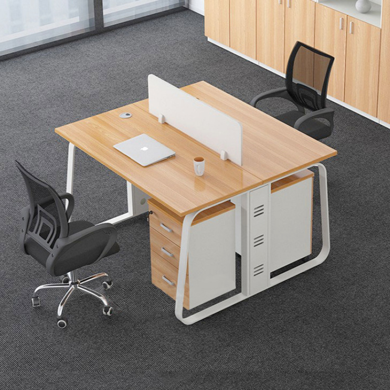 Bàn Cụm Làm Việc 2 Người Chân Sắt - BC26