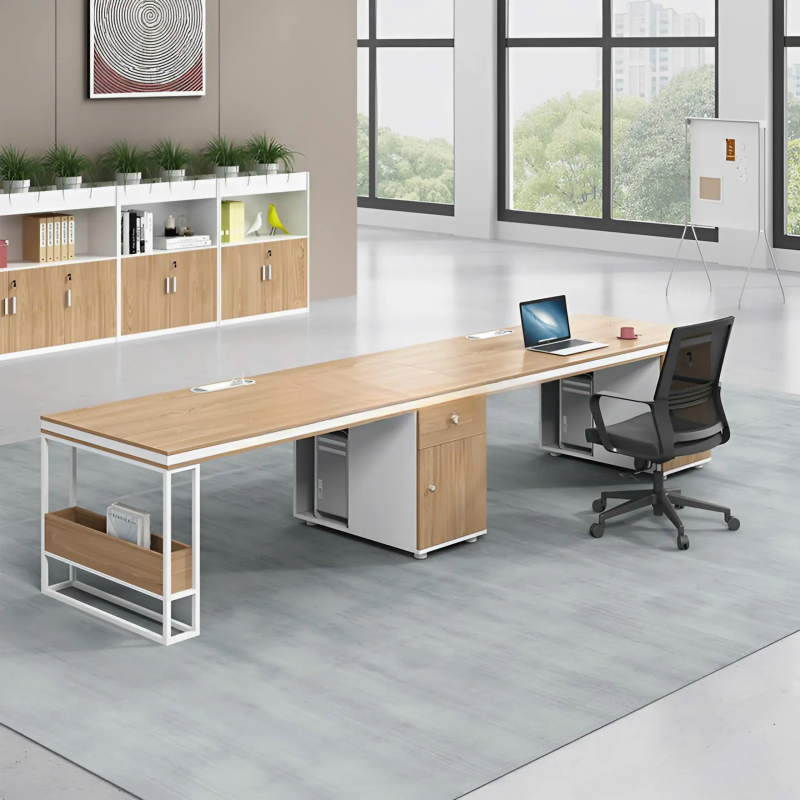 Cụm Bàn Làm Việc 2 Người Băng Dài Hiện Đại - BC103