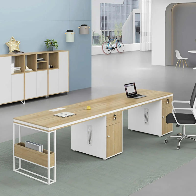 Cụm Bàn Làm Việc 2 Người Băng Dài Hiện Đại - BC103