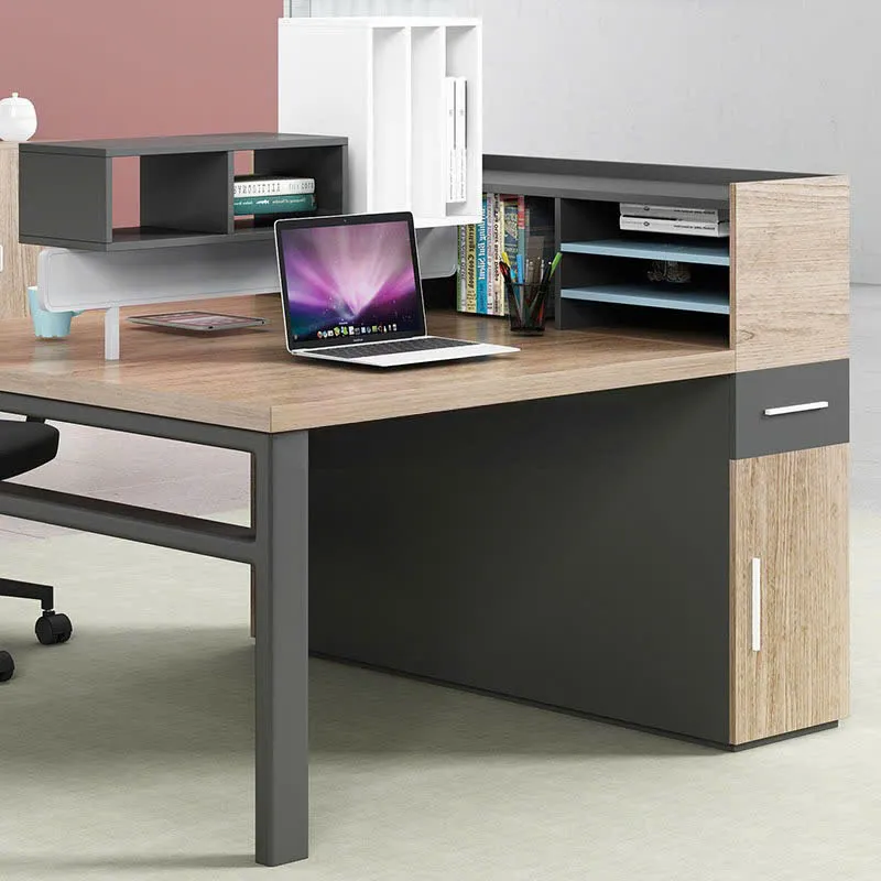 Cụm Bàn Làm Việc 2 Người Hộc Tủ Linh Hoạt - BC105