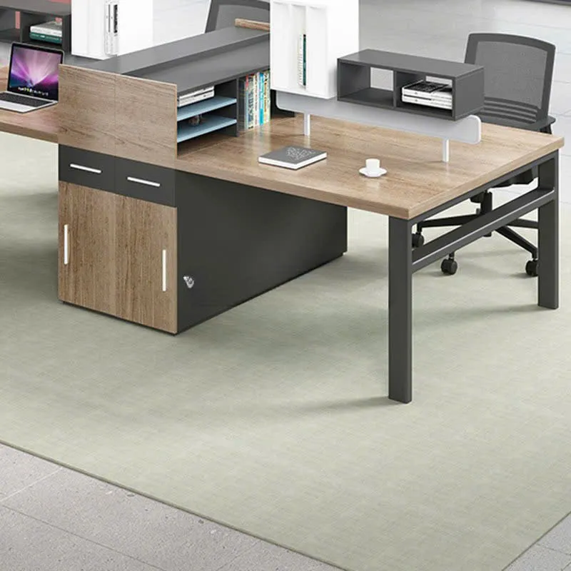 Cụm Bàn Làm Việc 4 Người Chân Sắt Chống Gỉ - BC106