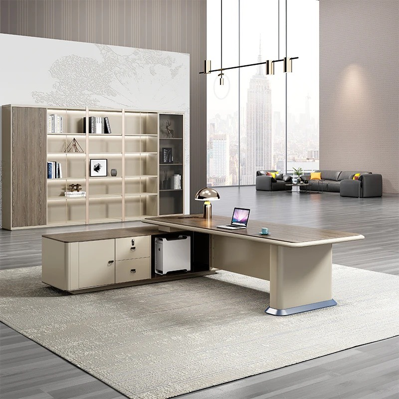 Bàn Giám Đốc Văn Phòng chữ L Cao Cấp Đẹp - BGĐ41