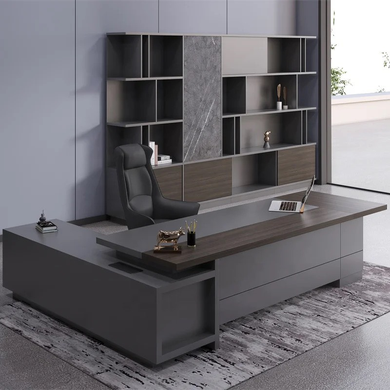 Bàn Giám Đốc Góc L Kiểu Dáng Sang Trọng - BGĐ47