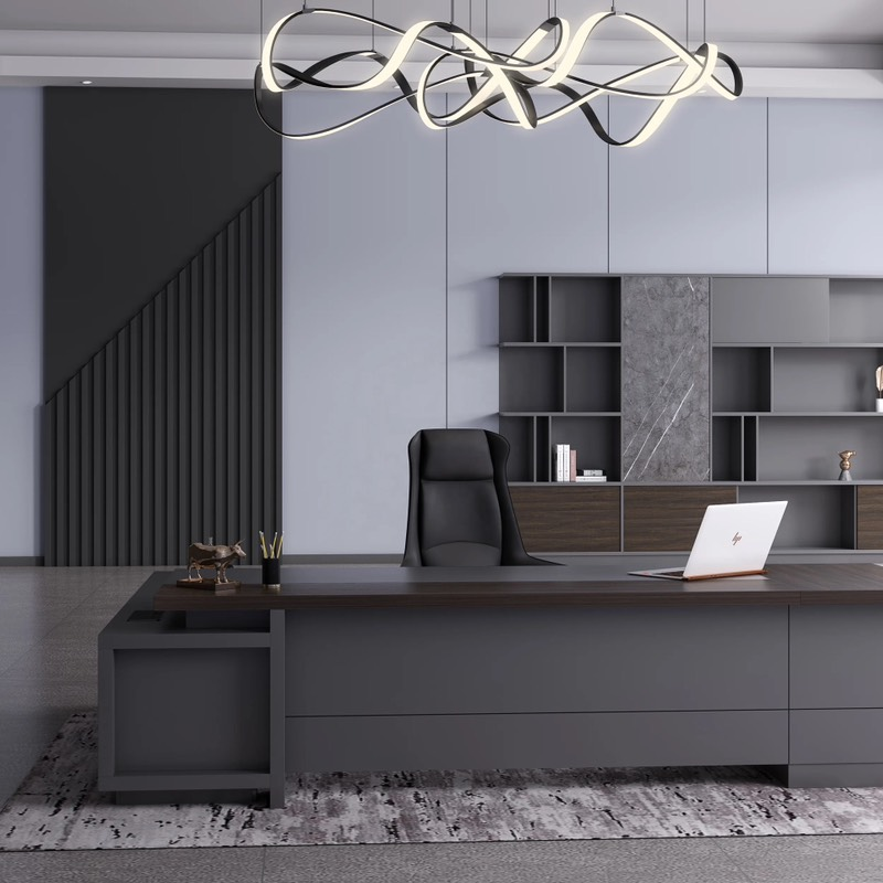 Bàn Giám Đốc Góc L Kiểu Dáng Sang Trọng - BGĐ47