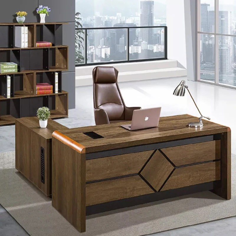 Bàn Giám Đốc Góc L Thời Thượng Đẹp- BGĐ57