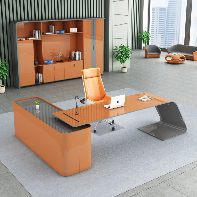 Bàn Giám Đốc Văn Phòng Góc L Yếm Lửng - BGĐ59