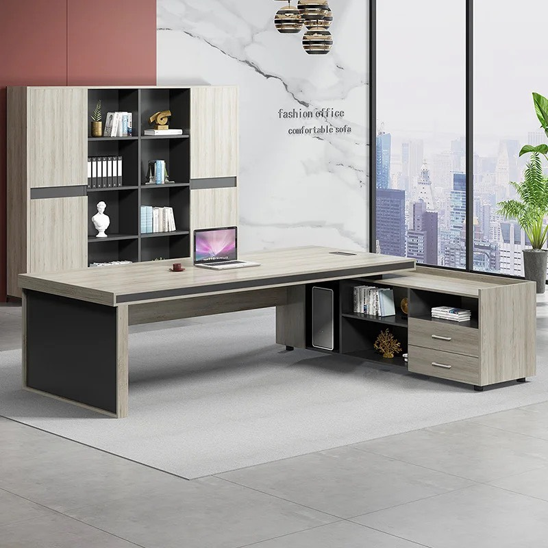 Bàn Giám Đốc Sang Trọng Góc L - BGĐ35