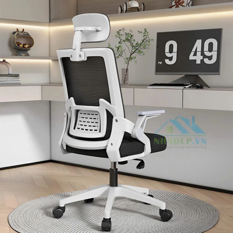 Ghế Xoay Văn Phòng Có Kê Đầu Điều Chỉnh - GX80