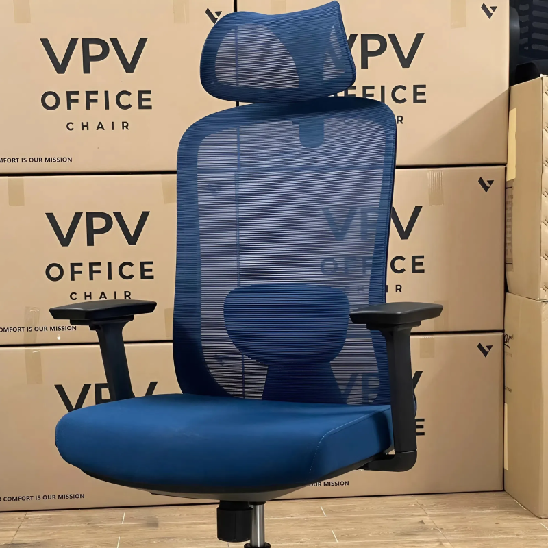 Ghế Xoay Công Thái Học Lưng Lưới Hỗ Trợ Cột Sống - GX83