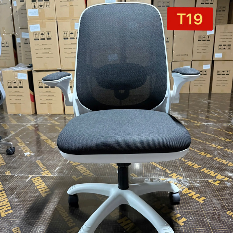 Ghế Công Thái Học Tay Gập Lưng Lưới Xịn - CTH28