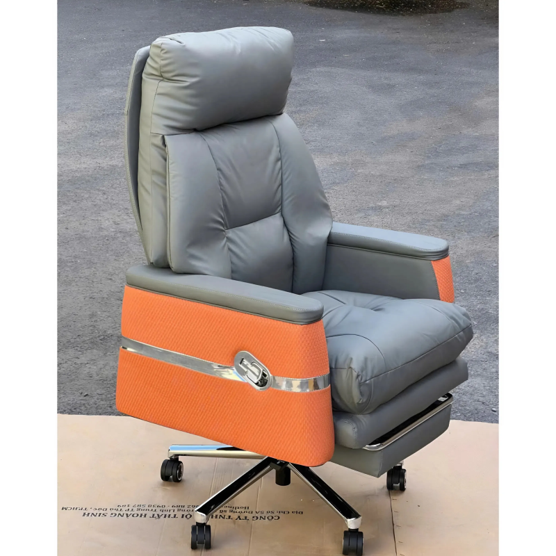 Ghế Giám Đốc Da Nhập Khẩu Ngả Lưng Đa Năng - GGĐ49