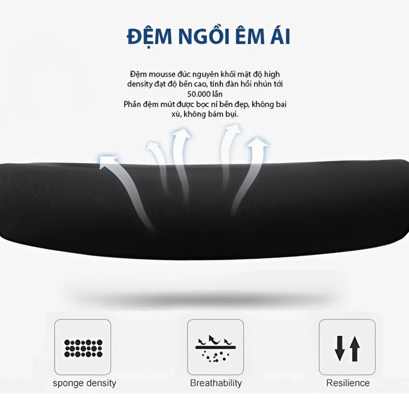 Ghế Lưới Công Thái Học Với Tựa Đầu Điều Chỉnh - CTH29 