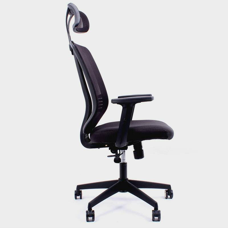 Ghế Xoay Văn Phòng Tựa Đầu Tay Chữ T - GX21