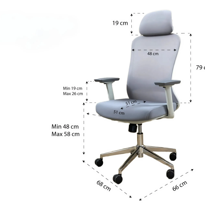 Ghế Văn Phòng Ergonomic Lưng Lưới Chống Đau Lưng - GX82