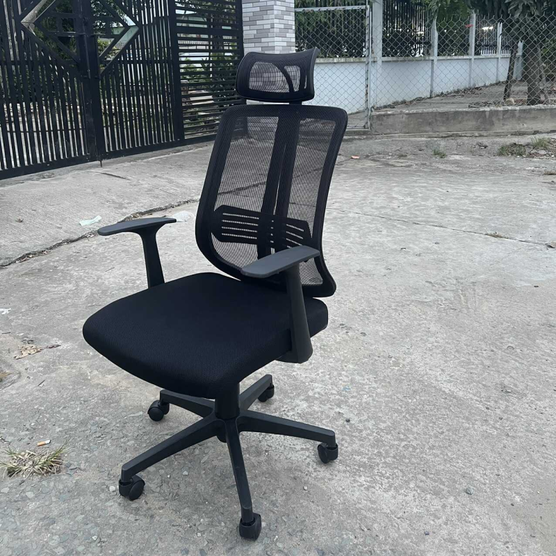 Ghế Xoay Văn Phòng Tựa Đầu Tay Chữ T - GX21