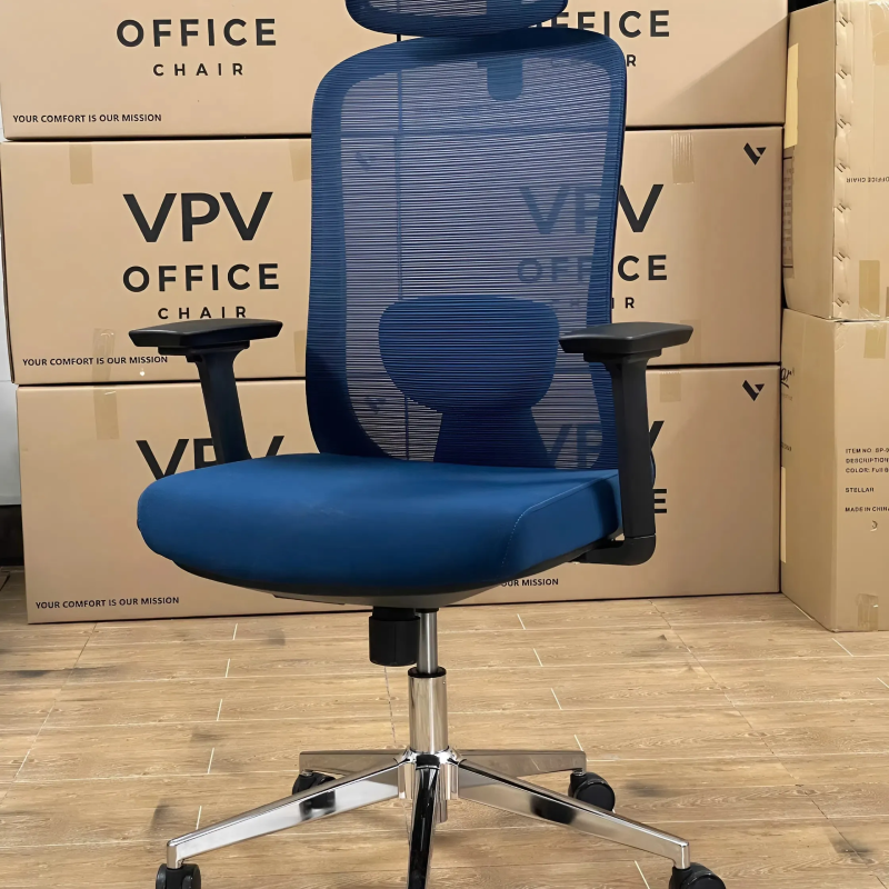 Ghế Xoay Công Thái Học Lưng Lưới Hỗ Trợ Cột Sống - GX83