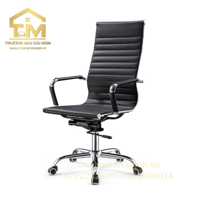 Ghế Xoay Văn Phòng Da Lưng Cao - GX14