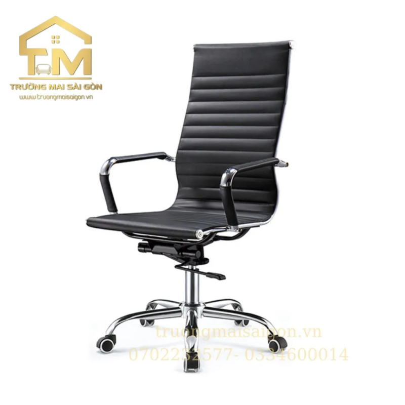 Ghế Xoay Văn Phòng Da Lưng Cao - GX14