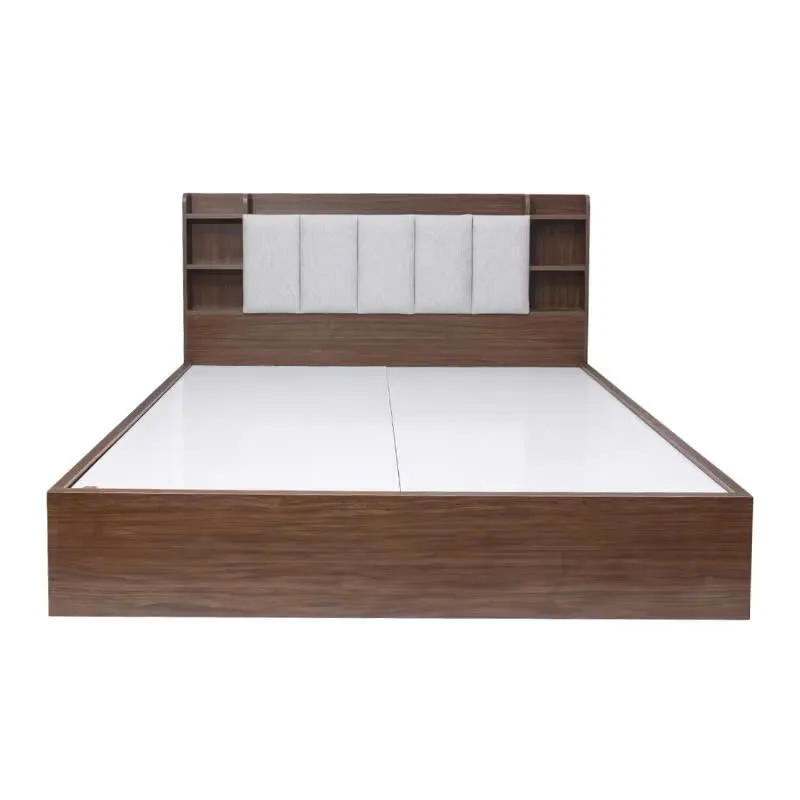 Giường Ngủ Gỗ Công Nghiệp Có Kệ Đầu Giường - GN23