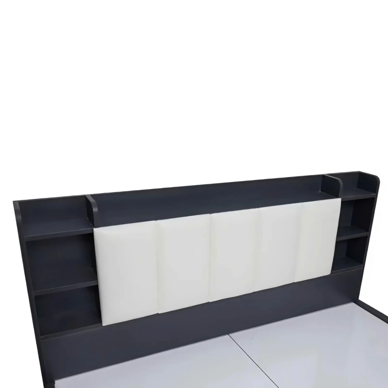 Giường Ngủ Gỗ Công Nghiệp Có Kệ Đầu Giường - GN23