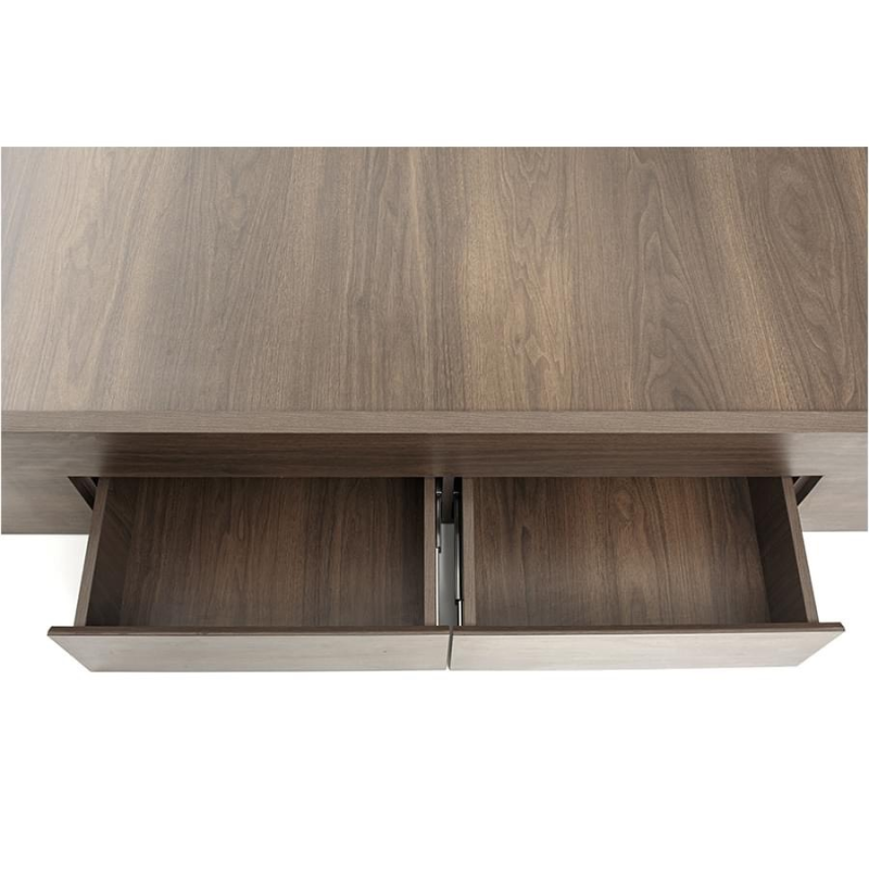 Giường Ngủ Có Đầu Nệm Ngăn Kéo Hộc Gỗ MDF - GN2