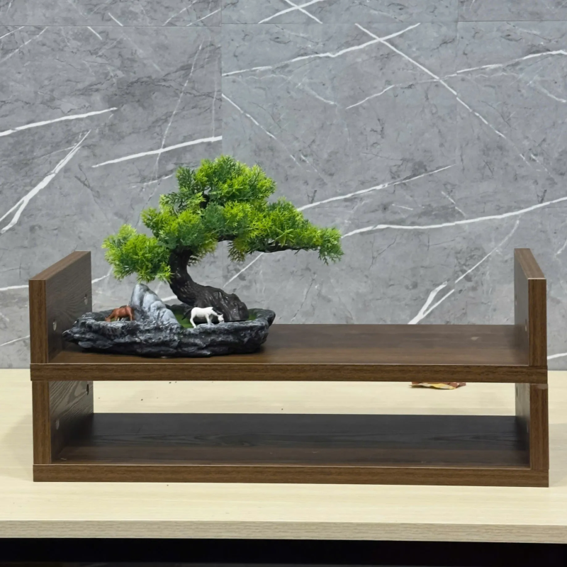 Kệ Để Bàn 2 Tầng Mini 2 Trong 1 Đa Năng - KB8