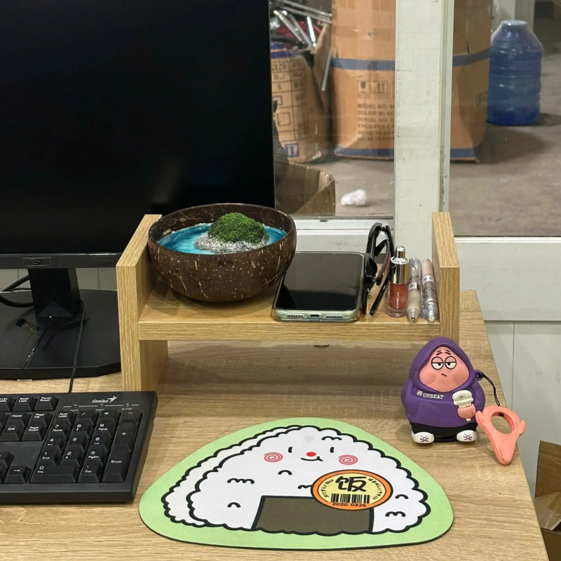 Kệ Để Bàn Làm Việc Gỗ Trang Trí Tiện Lợi - KB7