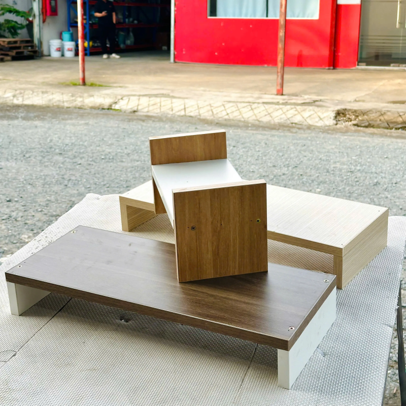 Kệ Để Bàn Làm Việc Gỗ Trang Trí Tiện Lợi - KB7