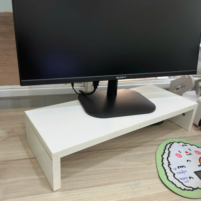 Kệ Để Màn Hình Vi Tính Gỗ Decor Bàn Làm Việc - KB6 