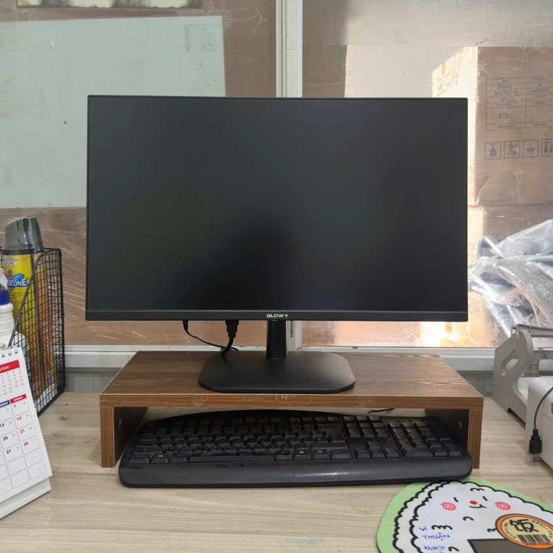 Kệ Để Màn Hình Vi Tính Gỗ Decor Bàn Làm Việc - KB6 