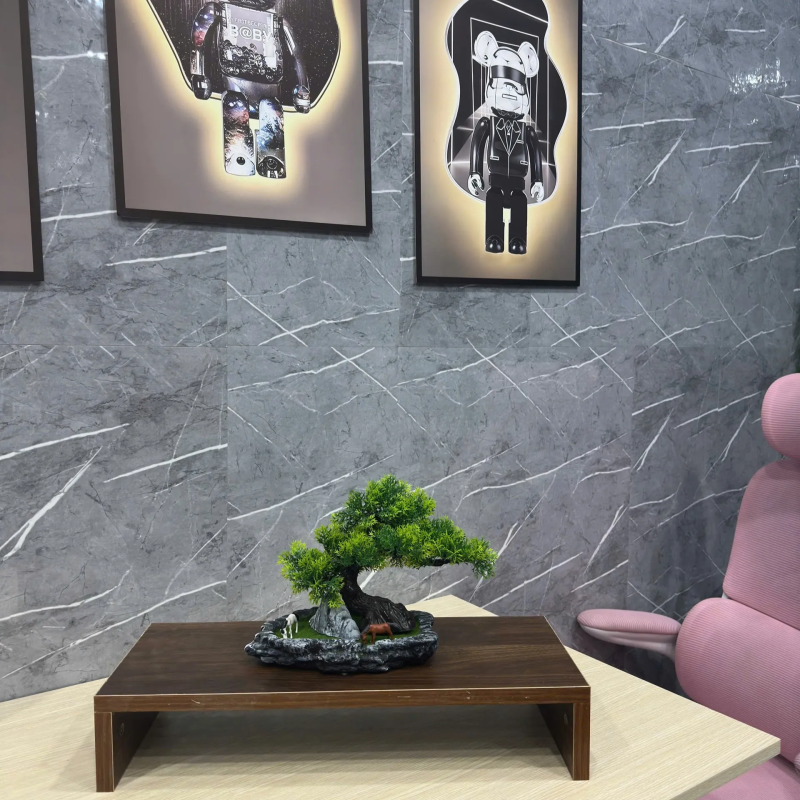 Kệ Để Màn Hình Vi Tính Gỗ Decor Bàn Làm Việc - KB6 