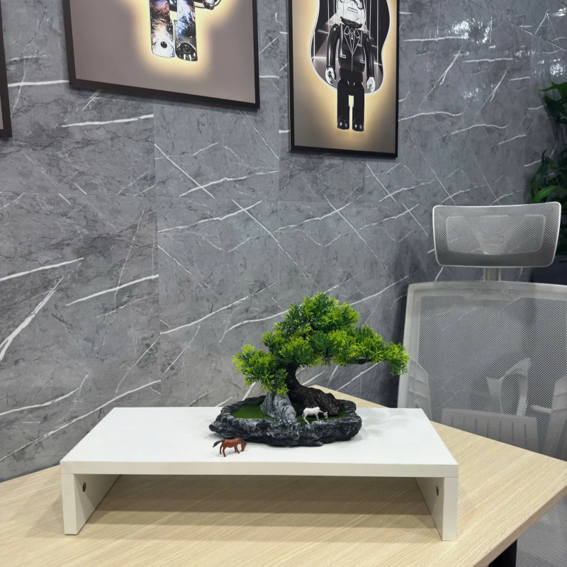 Kệ Để Màn Hình Vi Tính Gỗ Decor Bàn Làm Việc - KB6 