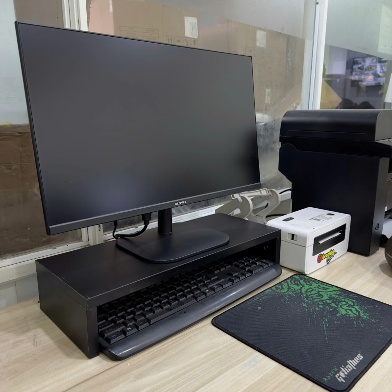 Kệ Để Màn Hình Vi Tính Gỗ Decor Bàn Làm Việc - KB6 