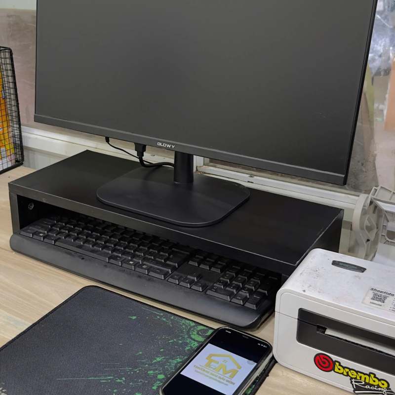 Kệ Để Màn Hình Vi Tính Gỗ Decor Bàn Làm Việc - KB6 