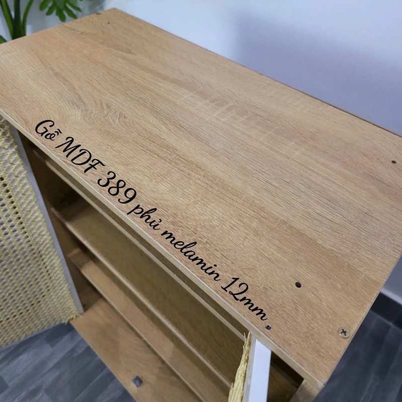 Kệ Giày Dép Cửa Lưới Mây Hiện Đại - KGD29