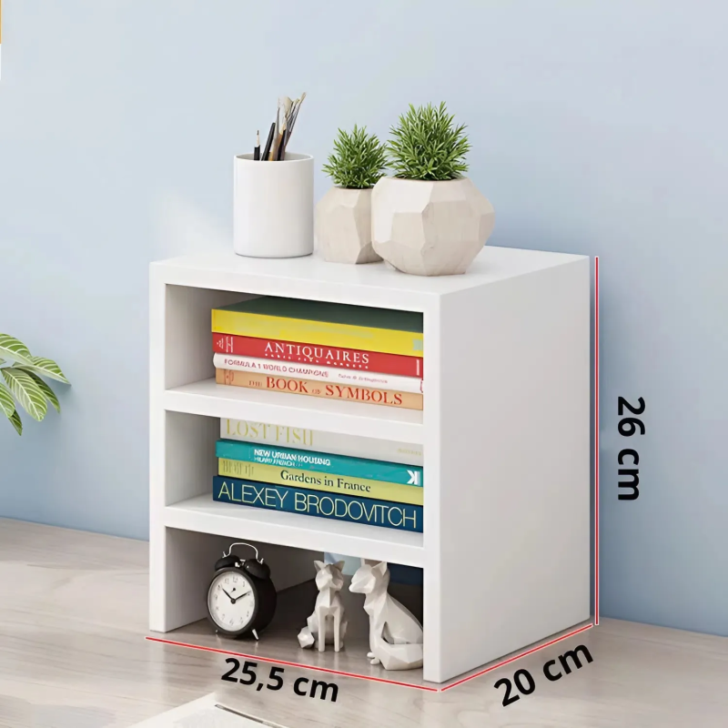 Kệ Gỗ 3 Ngăn Đa Năng Để Bàn - KB3 