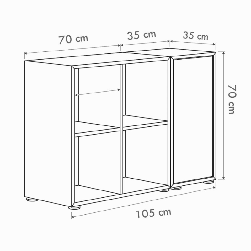 Tủ Kệ Giày Dép Màu Trắng Tinh - KGD14