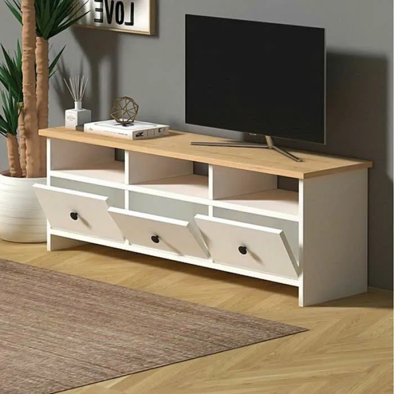 Kệ Tivi 3 Cánh Cửa Lật Dáng Trung Sang Trọng - KTV21