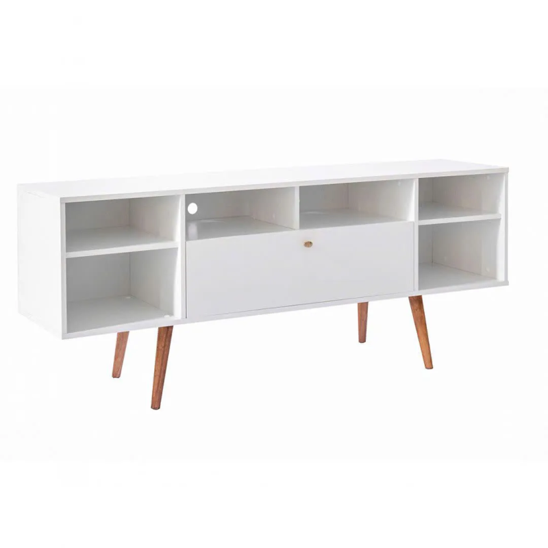 Kệ Tivi Dáng Thấp Chân Cao Có Kệ Mở Đa Năng - KTV25