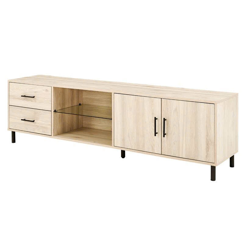 Kệ Tivi Gỗ Công Nghiệp 2 Ngăn Kéo Và 2 Cánh Mở - KTV28