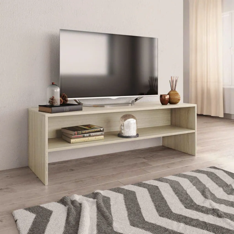 Kệ Tivi Gỗ Dáng Thấp 1 Tầng Thiết Kế Mở Độc Đáo - KTV18