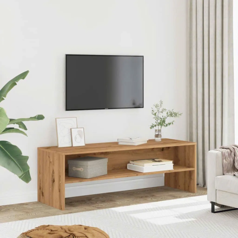 Kệ Tivi Gỗ Dáng Thấp 1 Tầng Thiết Kế Mở Độc Đáo - KTV18