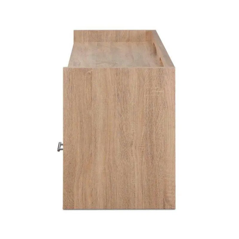 Kệ Tivi Gỗ MDF 2 Ngăn Kéo Và Kệ Mở Đối Xứng - KTV29