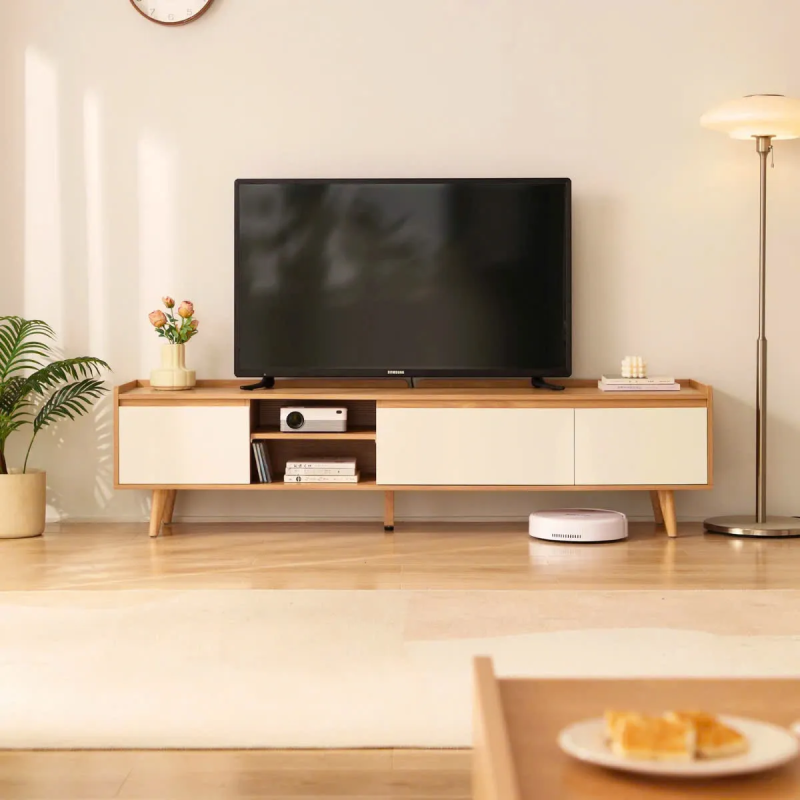 Kệ Tivi Gỗ Tối Giản Hiện Đại Cho Phòng Khách - KTV8