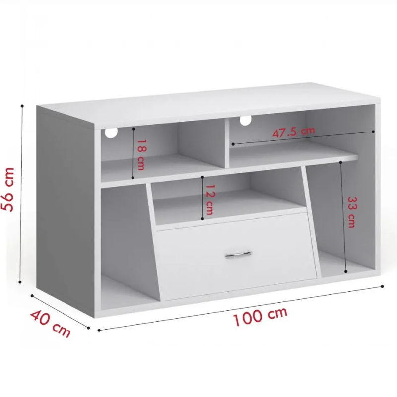 Kệ Tivi Hộc Kéo Chéo Đa Năng Độc Đáo - KTV19