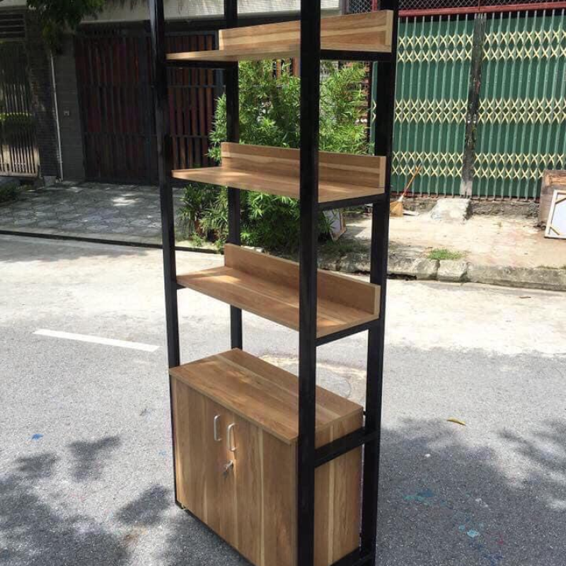 Tủ Văn Phòng Vách Ngăn Kết Hợp Trang Trí BumBe - THS10