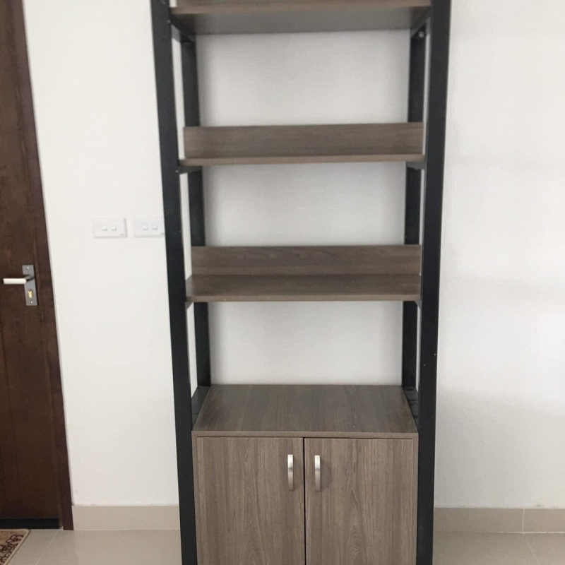 Tủ Văn Phòng Vách Ngăn Kết Hợp Trang Trí BumBe - THS10