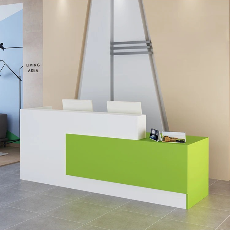 Quầy Lễ Tân Gỗ MDF Khách Sạn - LT2