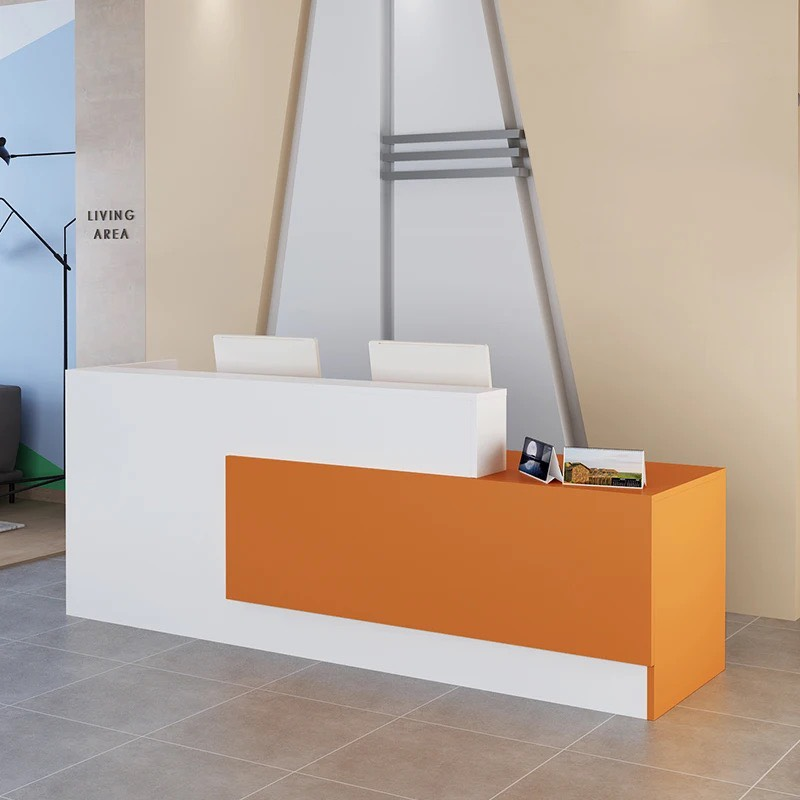 Quầy Lễ Tân Gỗ MDF Khách Sạn - LT2